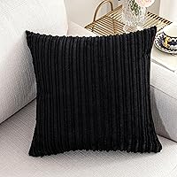 Vista 387 de UGASA - Juego de 2 fundas de almohada de terciopelo a rayas, funda decorativa para cojín con cremallera oculta para el hogar, sofá, dormitorio