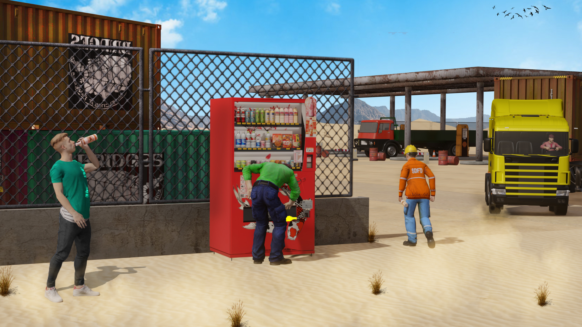 Gas Station Parking Truck Stop for Android
