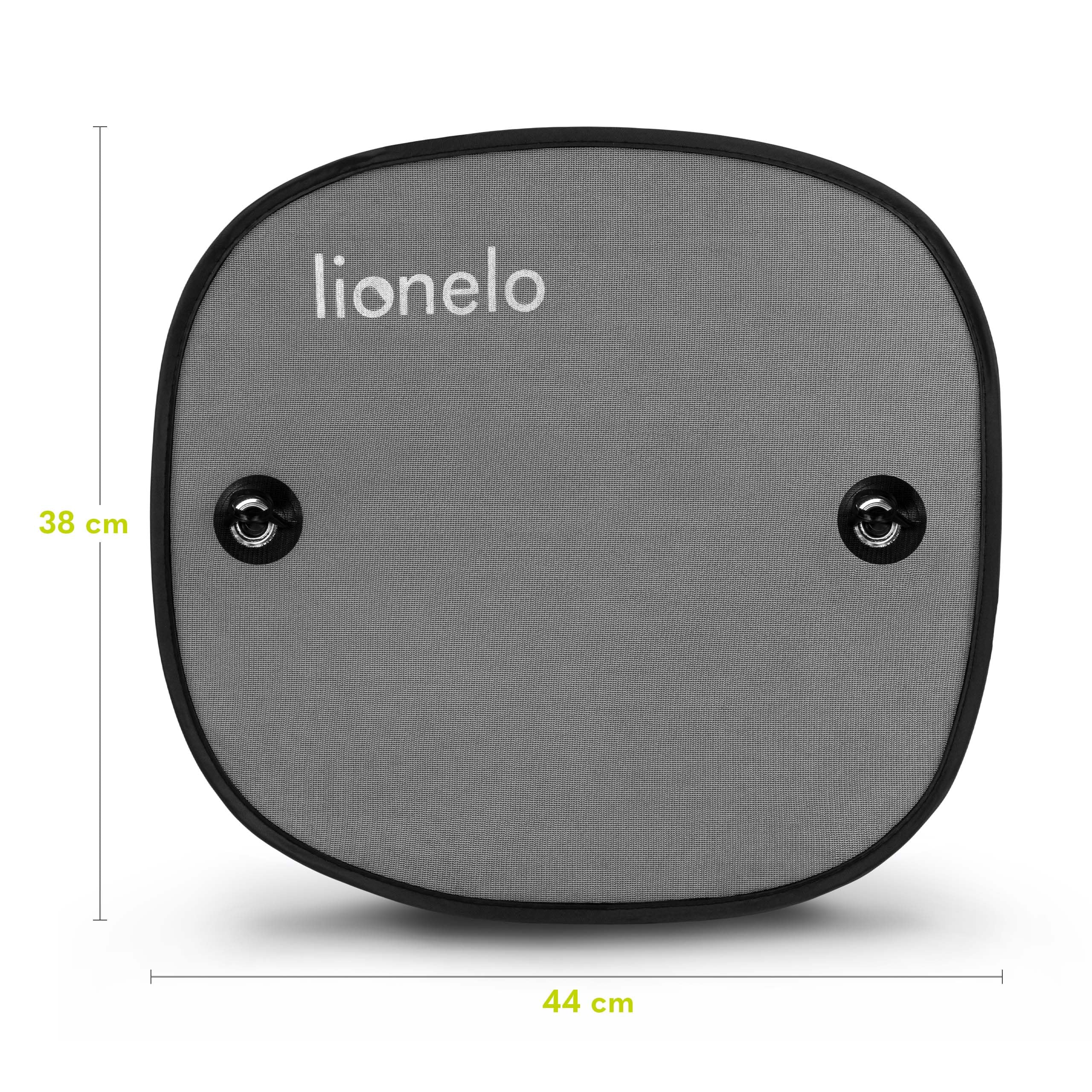 LIONELO SUNSHADE Uniwersalna Samochodowa Osłona Przeciwsłoneczna dla Dzieci, 2 Sztuki, Ochrona Przed Światłem Słonecznym i Przed Nagrzaniem Samochodu, Łatwy Montaż