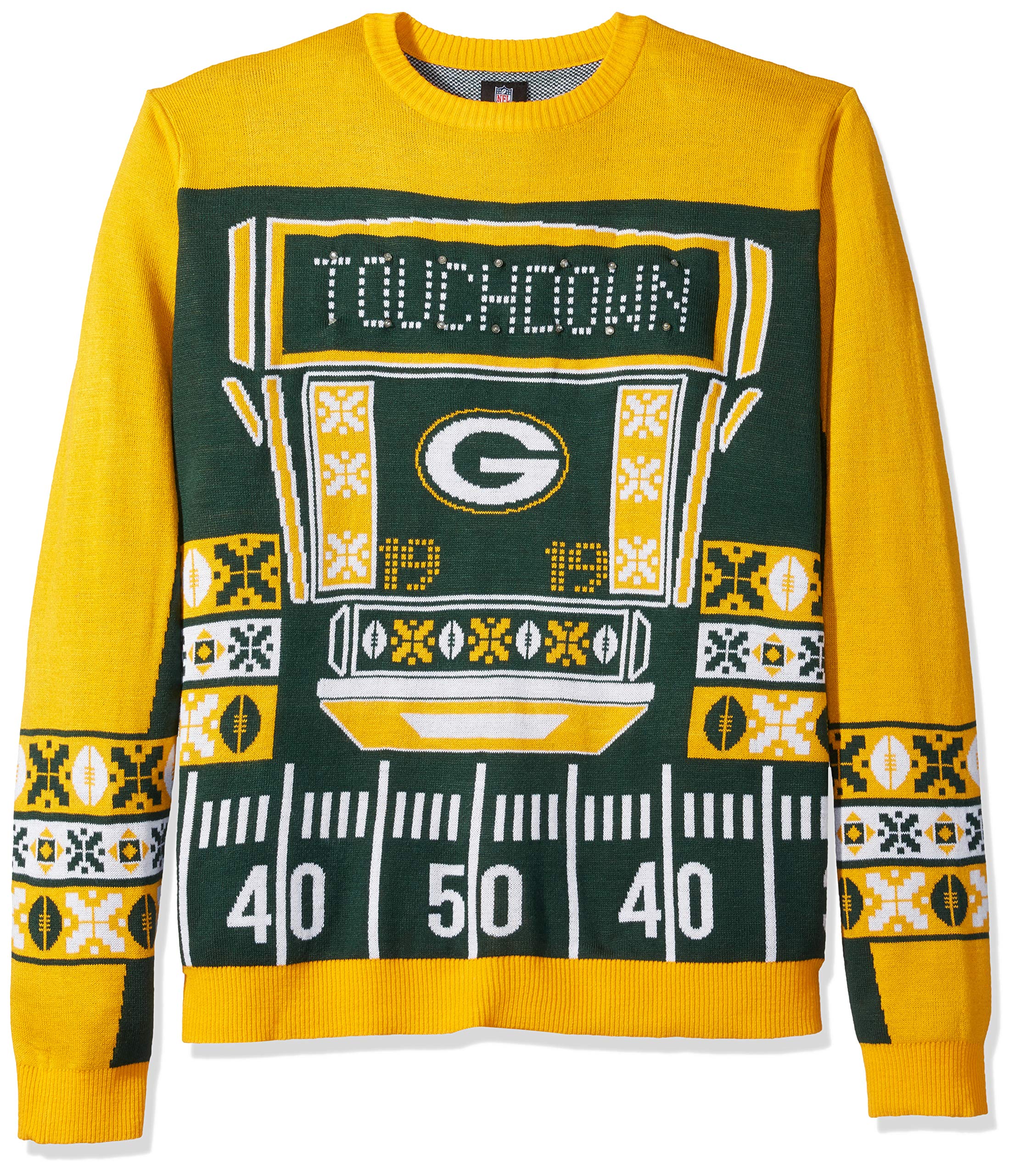 light up packers sweater