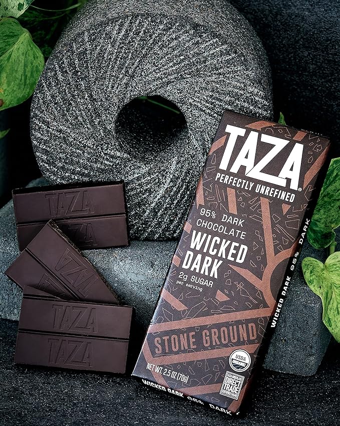 Taza Chocolate prides itself on sourcing high-quality, organic ingredients and supporting sustainable practices in the chocolate industry. The Amaze Bar is free from GMOs and artificial additives, making it a guilt-free treat for chocolate lovers who appreciate a pure, unadulterated taste experience. Description by ChatGPT.