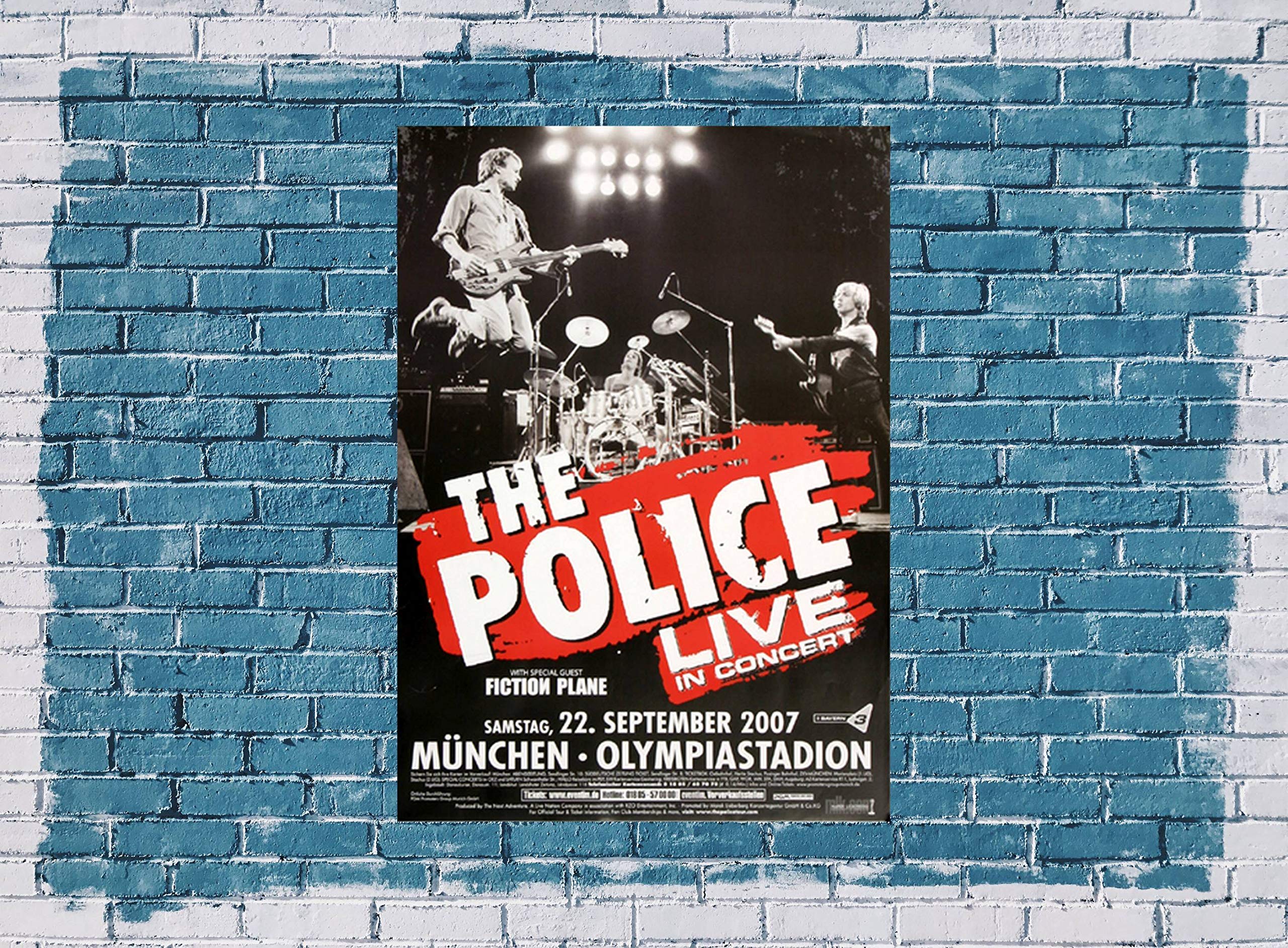 The Police - Certifiable, München 2007 » Konzertplakat/Premium Poster | Live Konzert Veranstaltung | DIN A1 «