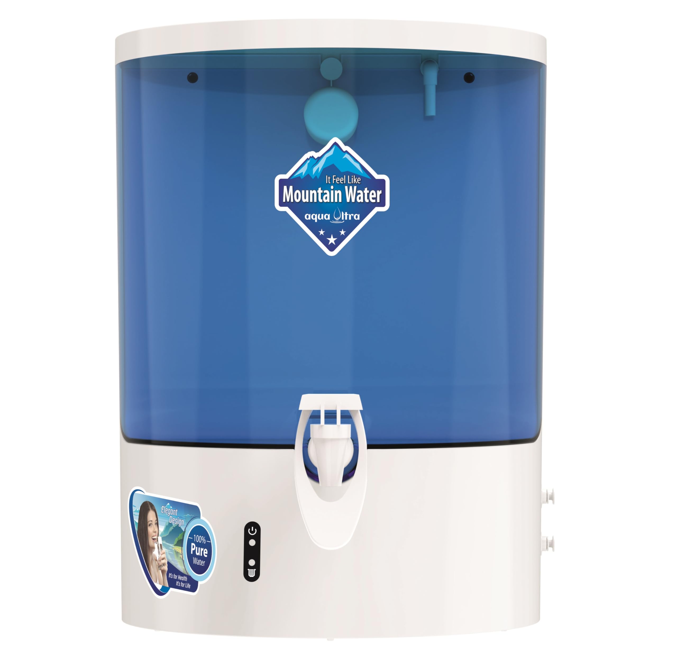 AQUAULTRA Dolphin UX2111 RO + Alkaline Water Purifier with Mineral Booster Intelligent Disinfection UV LED in Tank Filter For Home Office (B0C6QDF5FD) Amazon Price History, Amazon Price Tracker