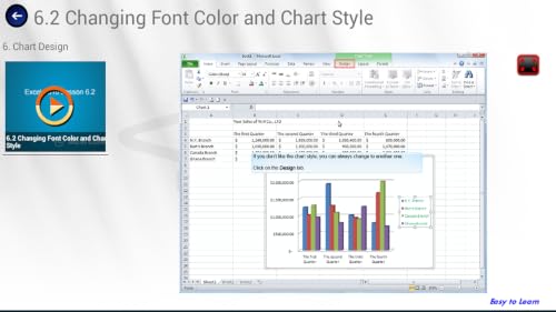 Easy Excel 2010 Training – vue 4
