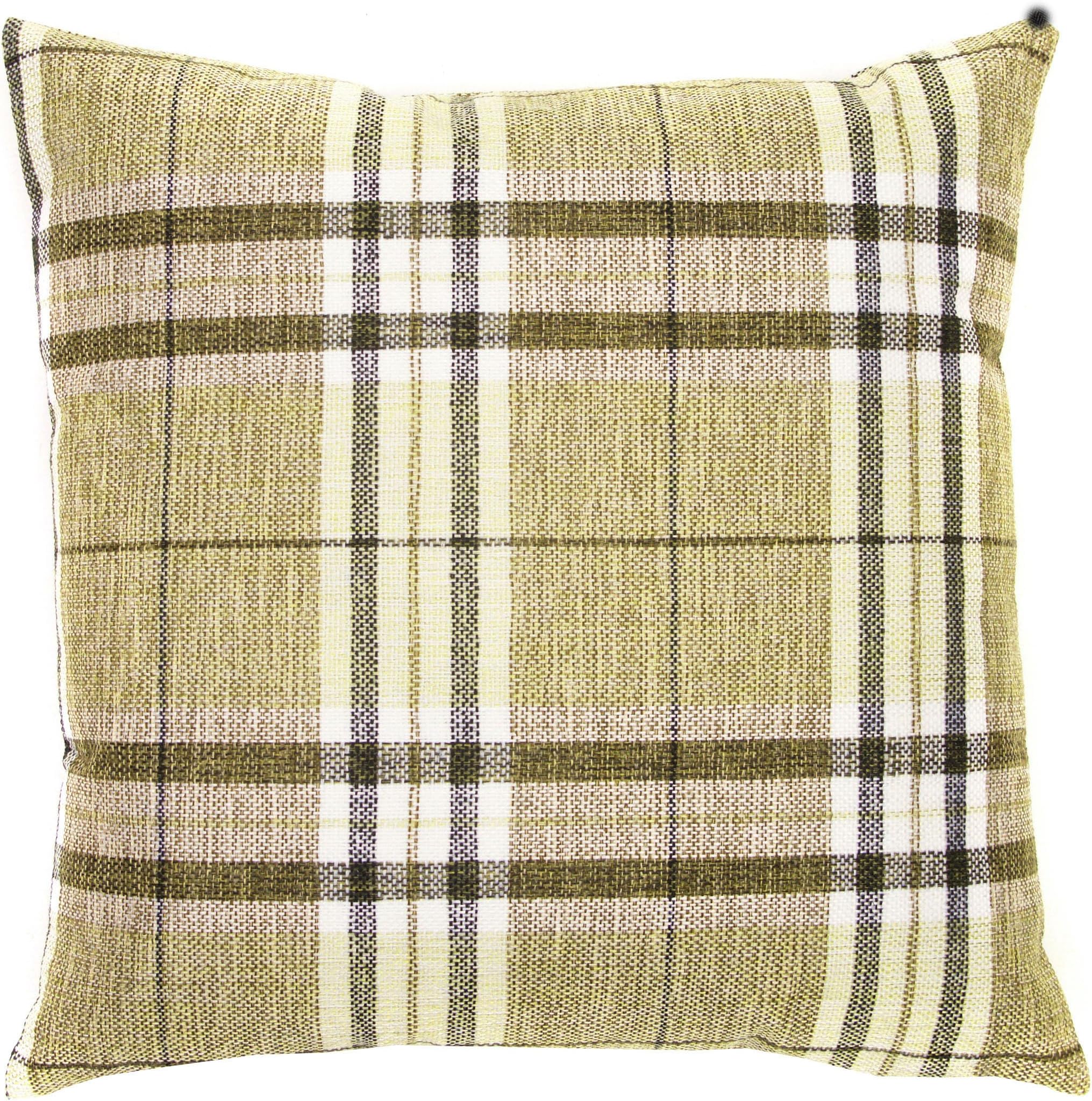 Cream & Brown Tartan Check Cushion Cover Regular 45 cm x 45 cm - (18" x 18")