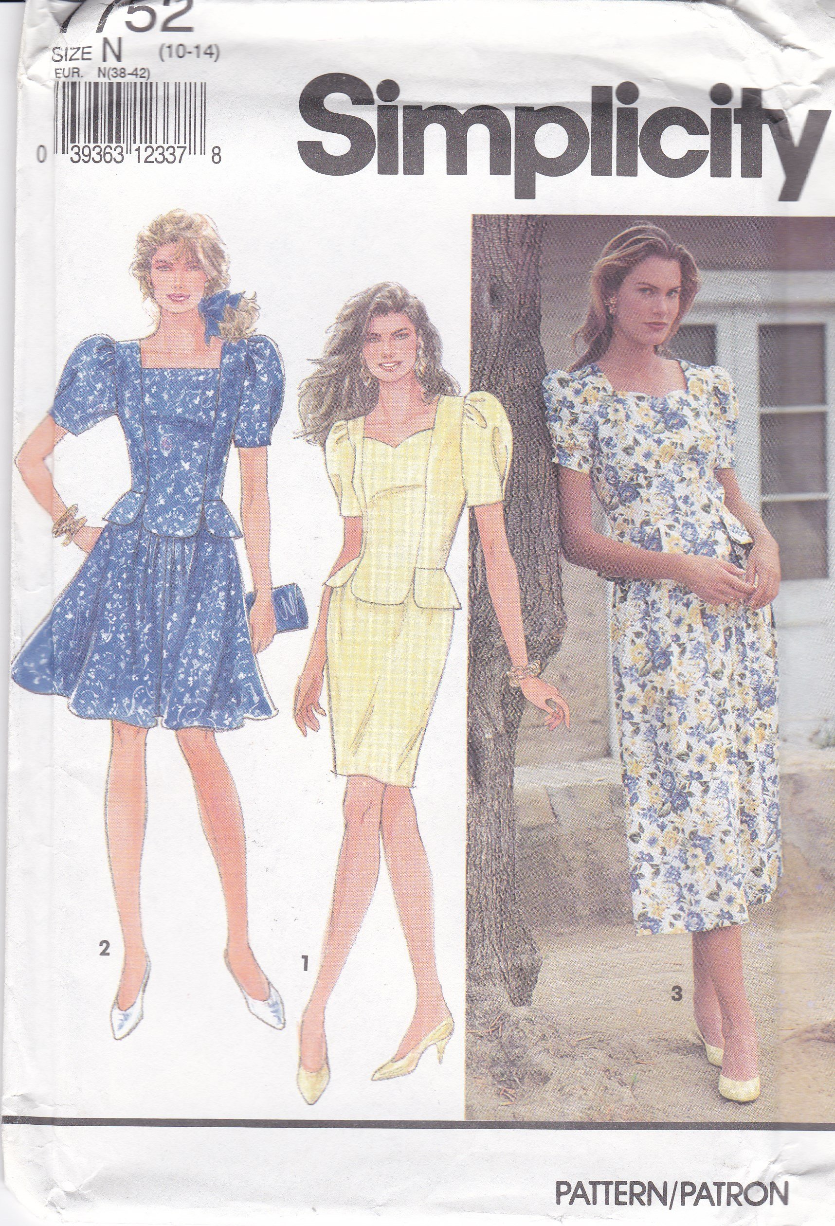 Patron de couture Simplicity 7752 haut et jupe modulable femme