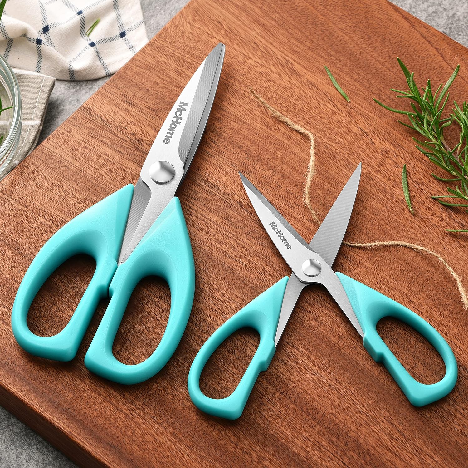 McHome MHS11 Kitchen Scissors, 2Pack Heavy Duty Kitchen