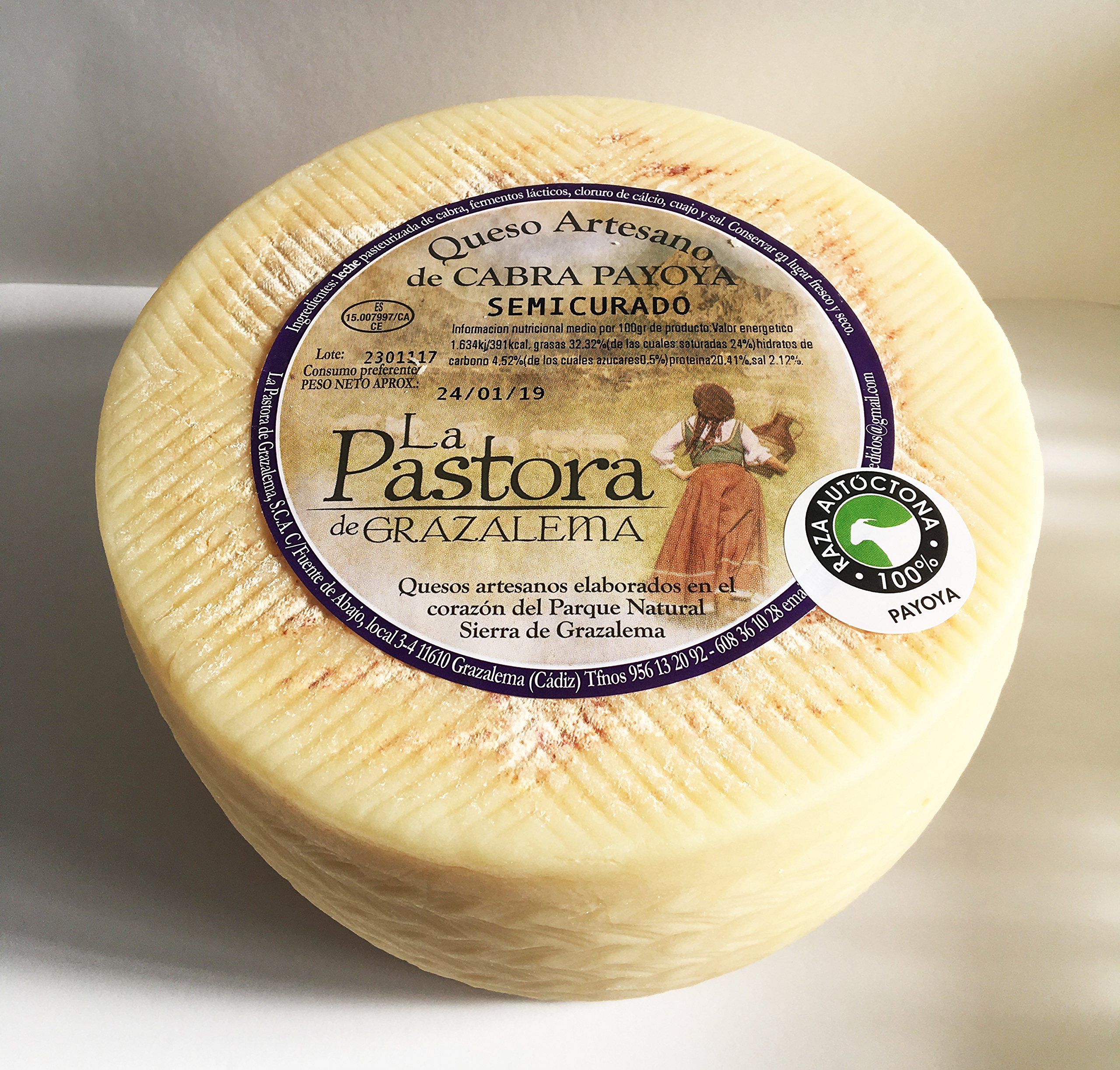 Queso Artesano Semicurado de Cabra Payoya La Maroma Gourmet 1 ud.