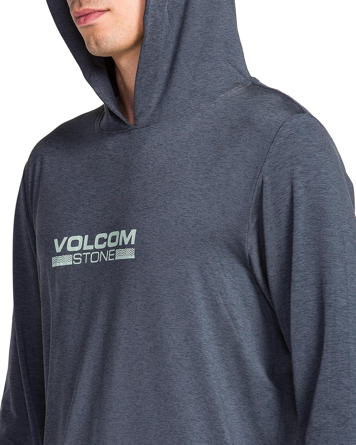Volcom Men's Hooded Long Sleeve Lightweight Sun Shirt - Image 3