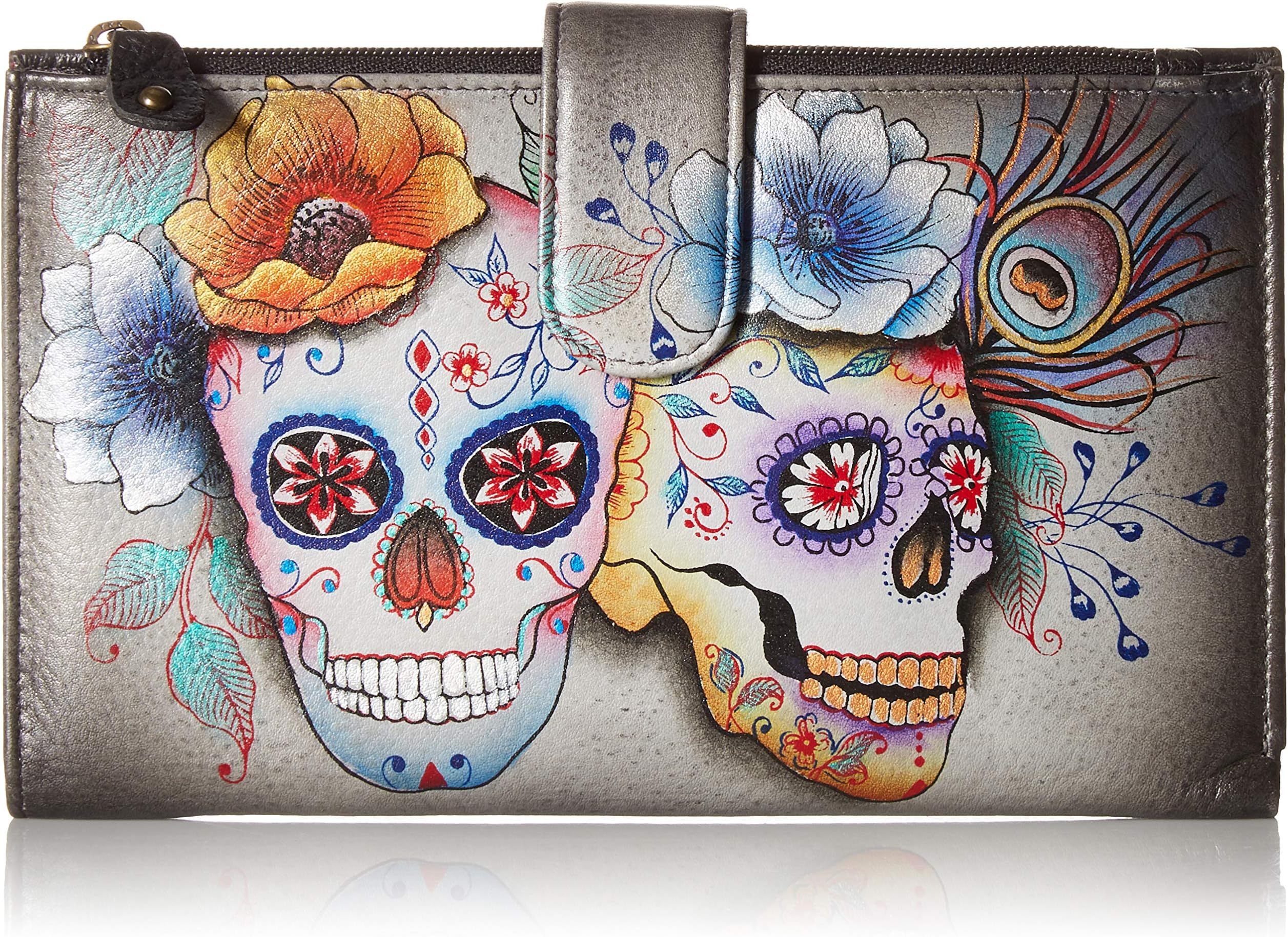 Hand Painted Large Smartphone Case & Wallet Earth Song