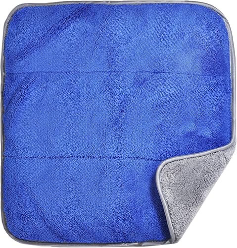 Clean Flawless Toalla de microfibra ultra afelpada de 29.98 ozm, extremadamente absorbente y suave, secado y pulido con borde forrado de seda