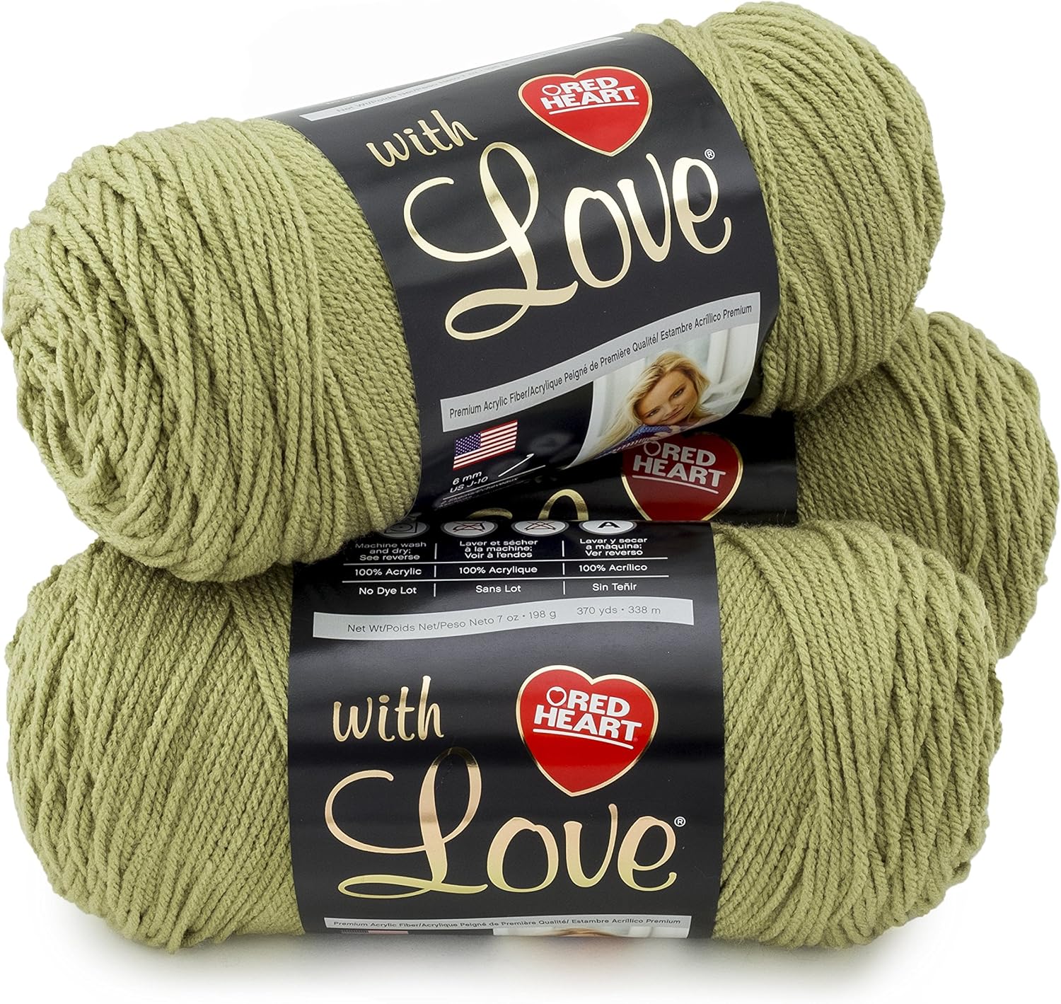 Red Heart With Love 3 Pack