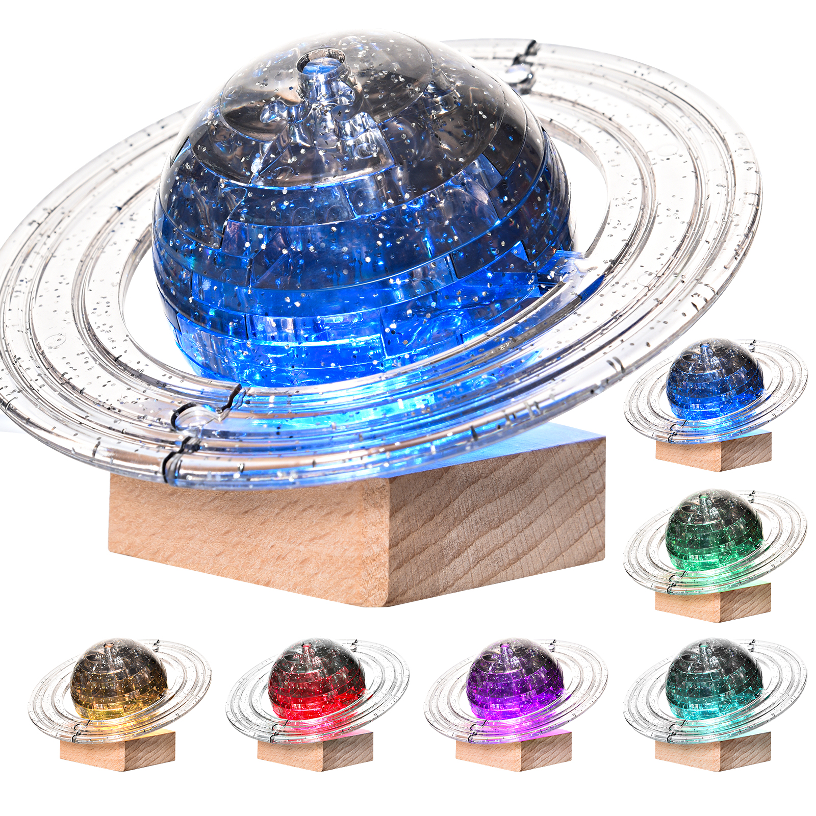 Amazon.com: 3D Crystal Puzzle, Plastic Saturn Assembly Brain