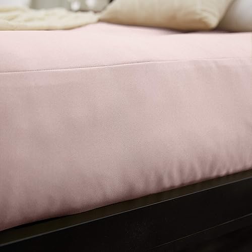 Miniatura 10 de x Mozaic - Colchón de futón estándar de tamaño matrimonial de 6 pulgadas (marco no incluido), rosa rubor básico, ideal para habitaciones de niños o