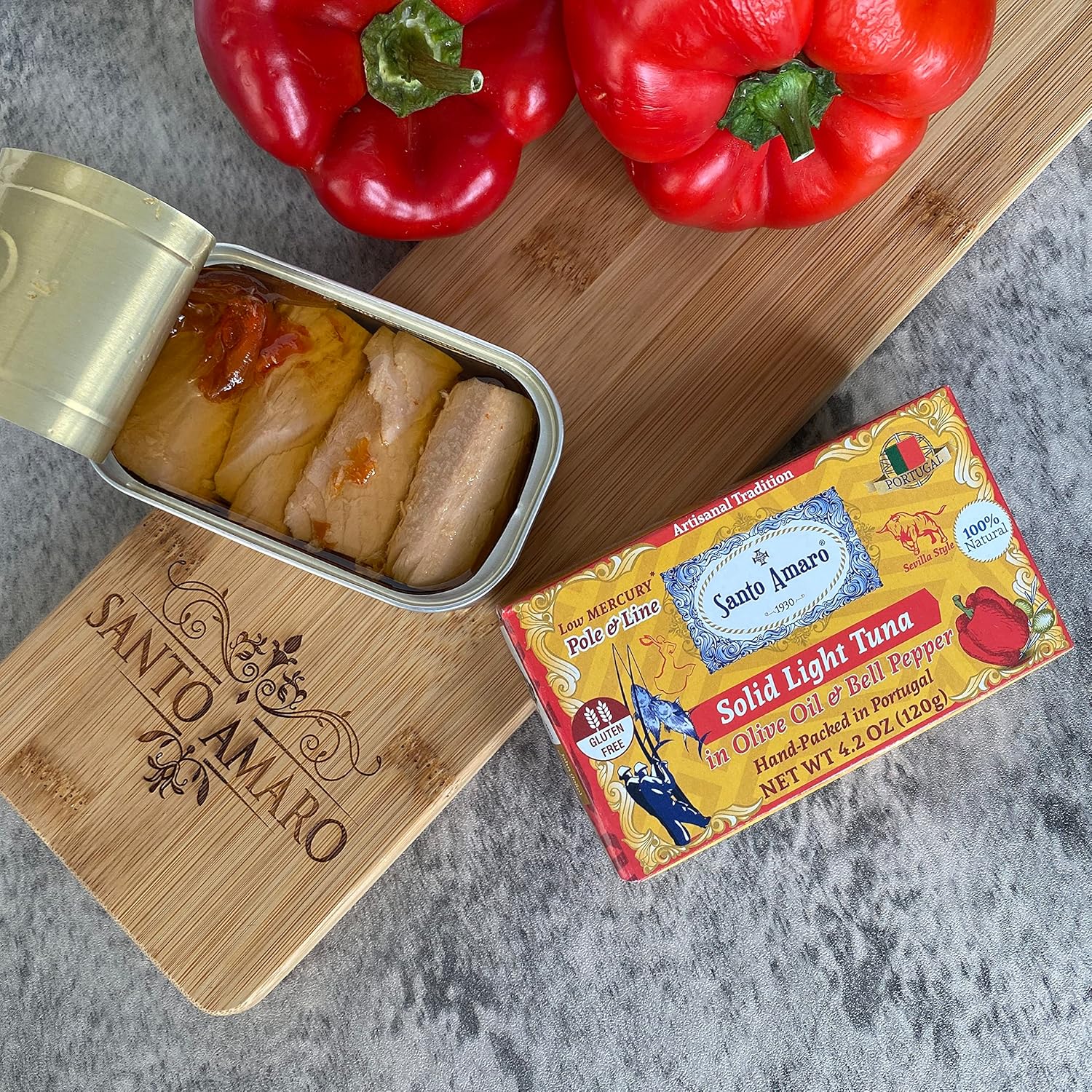 Discoverer 6 Flavor Variety Pk Canned Wild Pole & Line Tuna Fillet in Olive Oil (6 Pk) Mediterranean Diet Turmeric Curry, Basil, Ginger, Piri Piri, Oregano, Bell Pepper - Hand-Packed in PORTUGAL