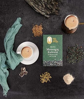 Alia Sultan Mardin Terebinth Coffee 250 g Package - Authentic and Traditional Rich Taste - Containing Wild Pistachios - Gummy Taste - Excellent Aroma