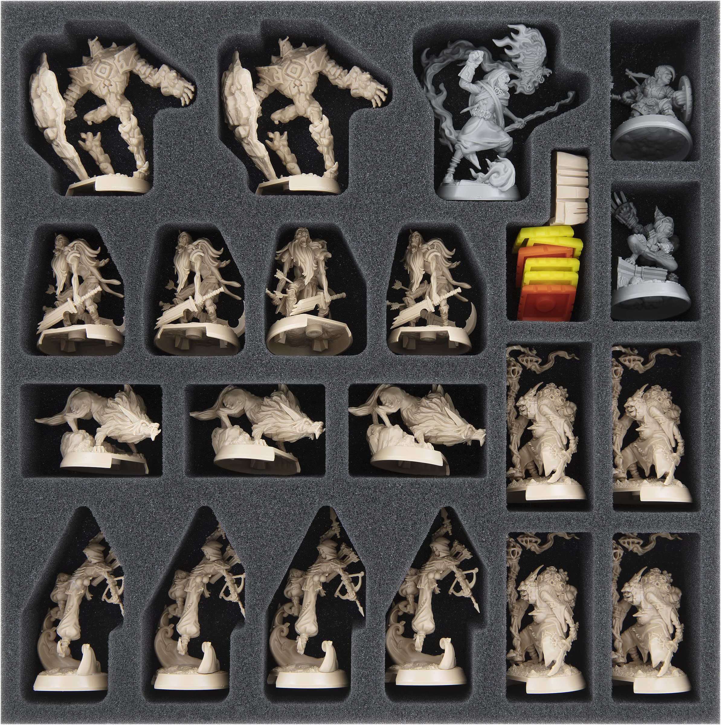 Feldherr Organizer + Set di Schiuma Compatibile con Descent: Legends of The Dark - Scatola del Gioco Principale