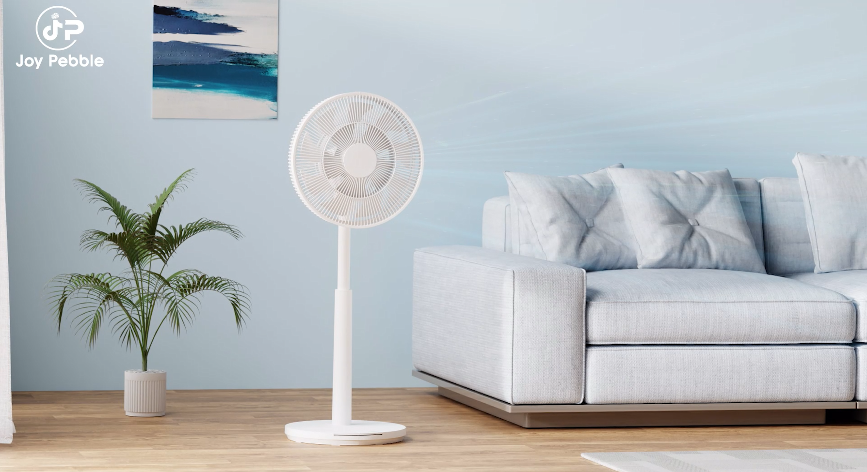 Joy Pebble 扇風機 9枚羽 NDL2207RD Amazon | 【節電対策】Joy Pebble 扇風機 9枚羽 ソフト気流 首