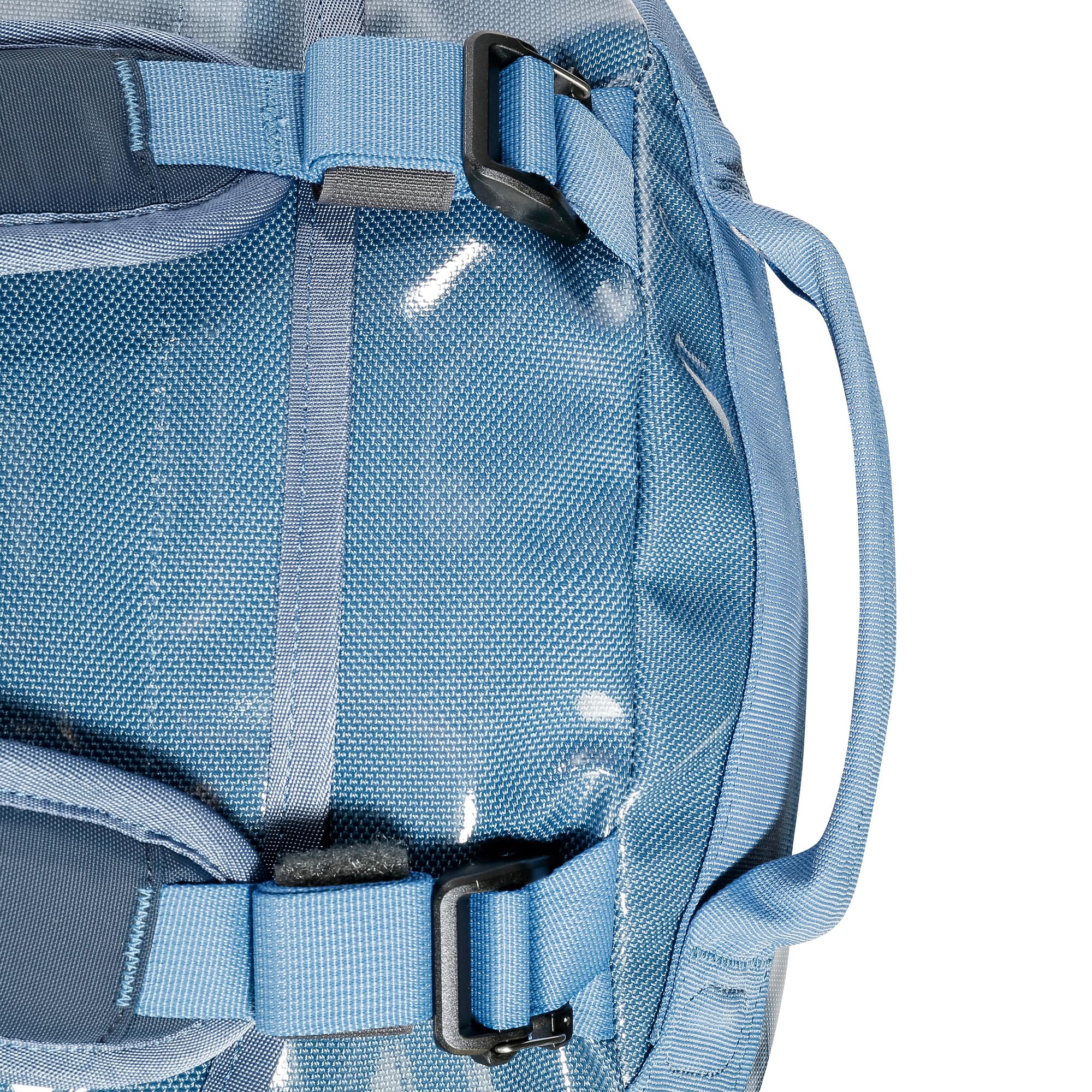 Tatonka Barrel 65 l - wodoodporna torba podróżna z funkcją plecaka, dużym otworem, wyściełanym dnem i zamykanym zamkiem błyskawicznym, niebieski (Elemental Blue), 65 Liter, Wytrzymała torba podróżna z