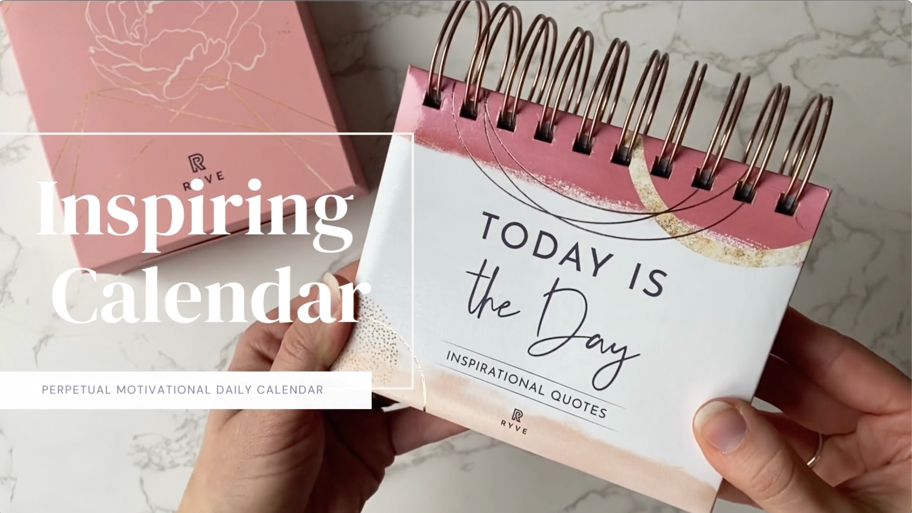 Amazon.com : RYVE Motivational Calendar - Daily Flip Calendar with  Inspirational Quotes - Motivational Gifts for Women, Inspirational Desk  Decor for Women, Office Decor for Women Desk, Office Gifts for Women+ :  Office Products