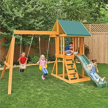 KidKraft Appleton Wooden Swing Set