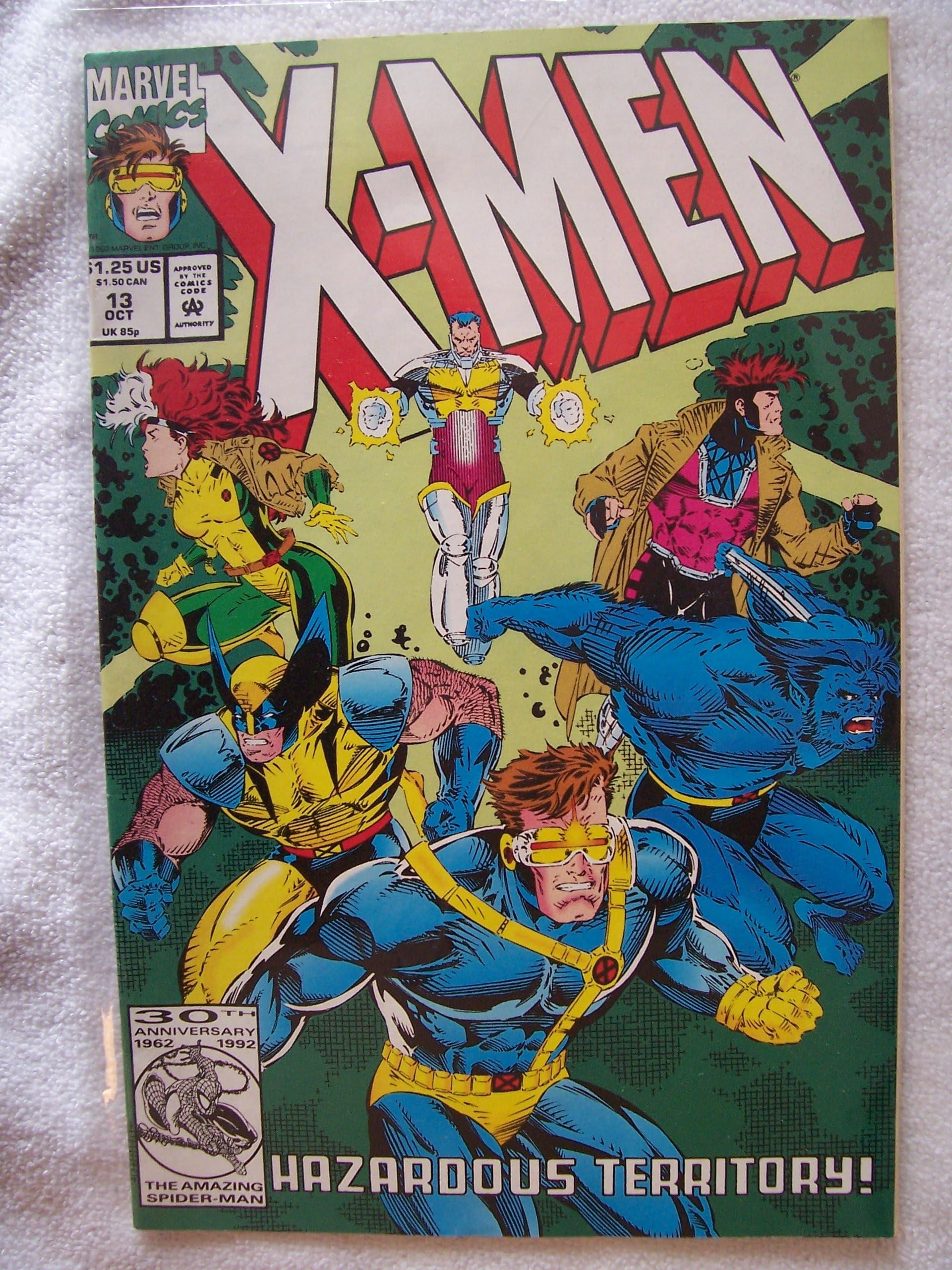 X-Men #13 : Hazardous Territory (Marvel Comics) Comic – January 1, 1992