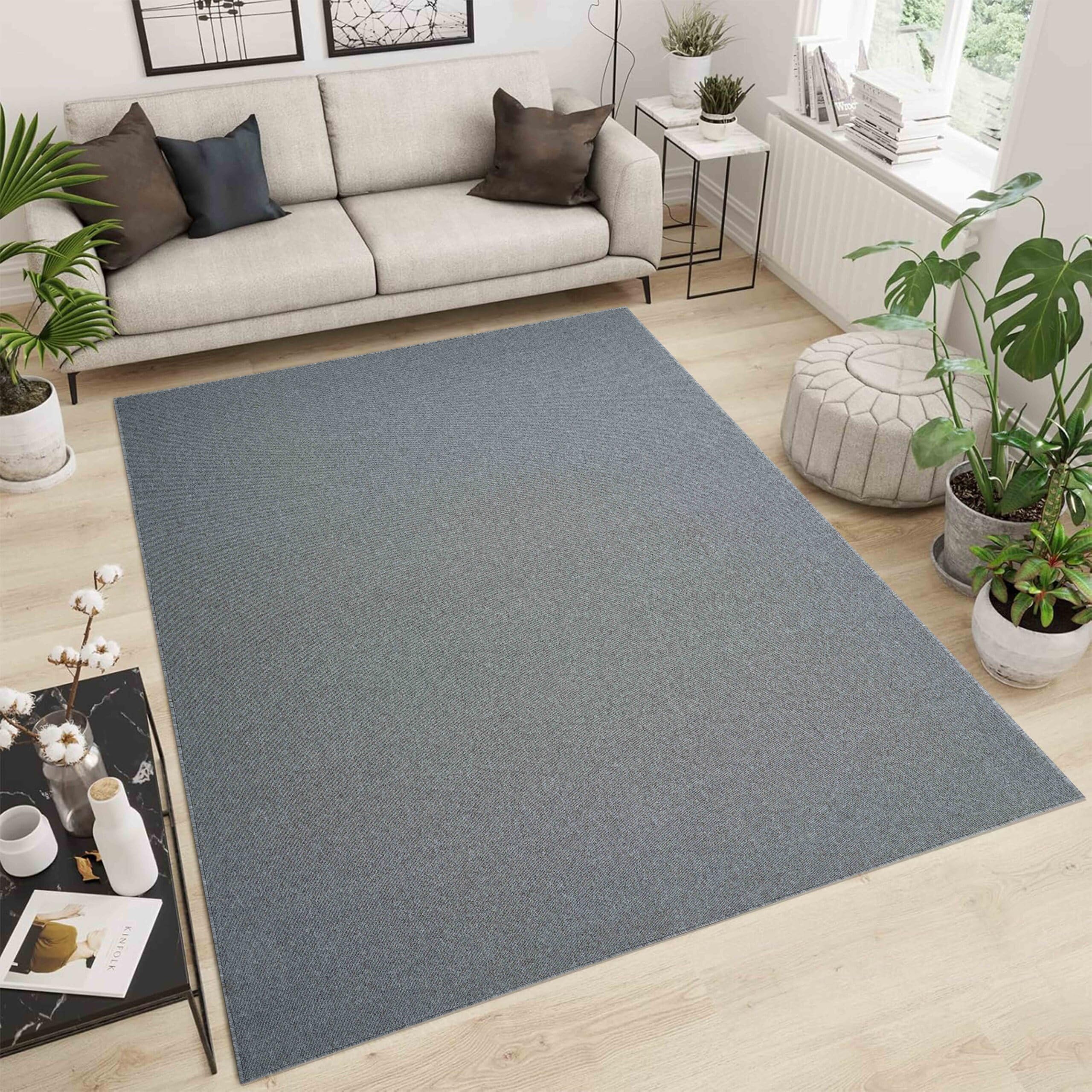 Desire Rugs Silver Low Pile Tufted Area Rug 60 X 110Cm