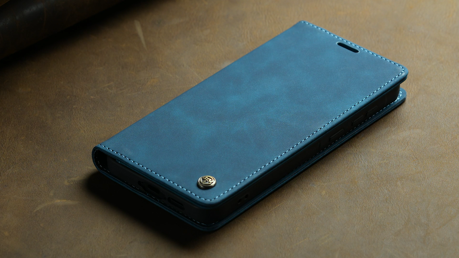 Custodia a portafoglio per Xiaomi Redmi 12, supporto video - Classic Edition nera - Italiano