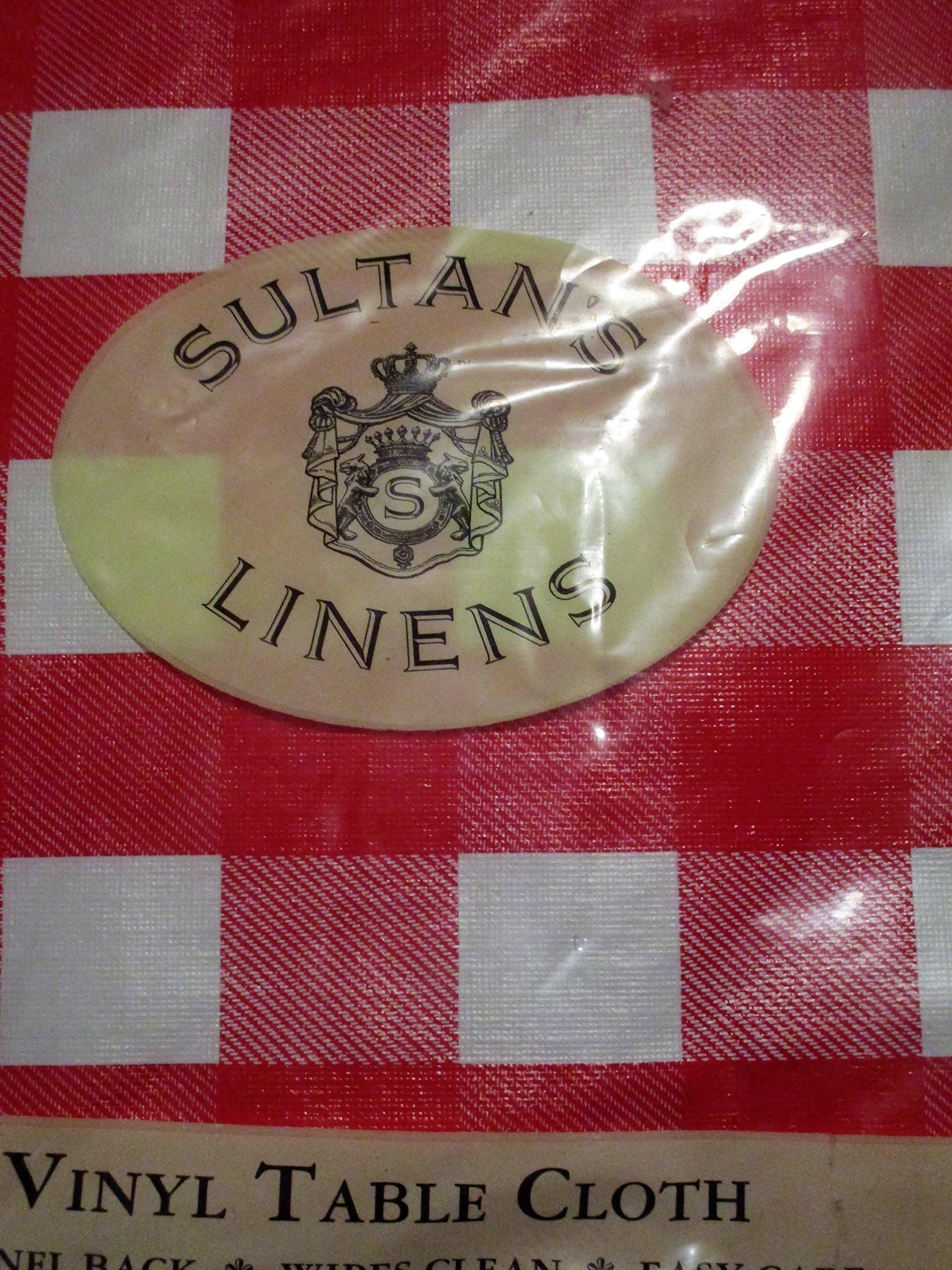 Flannel Back Vinyl 52 x 70 Tablecloth