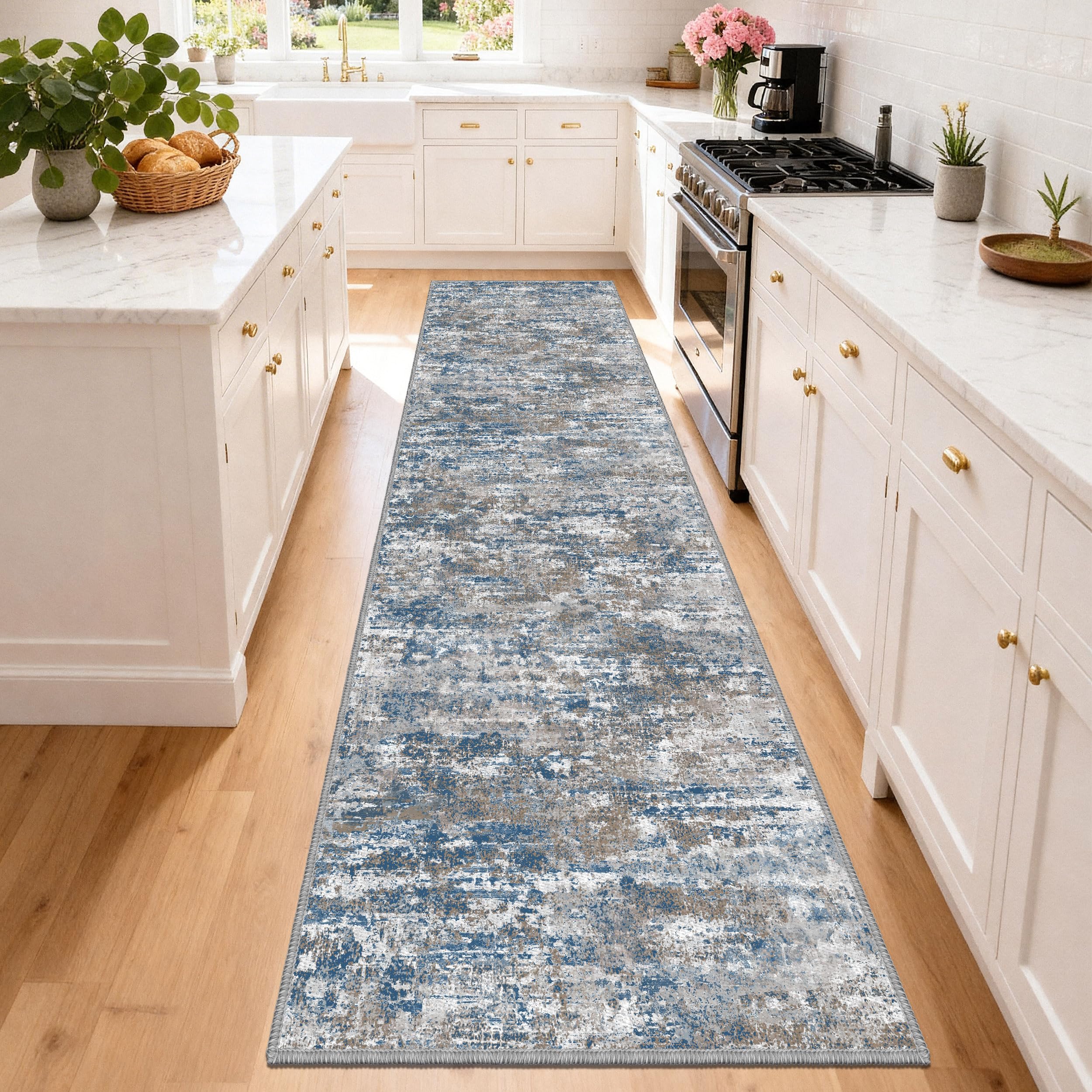 TTelephant 3x10 Textured Runner Rug