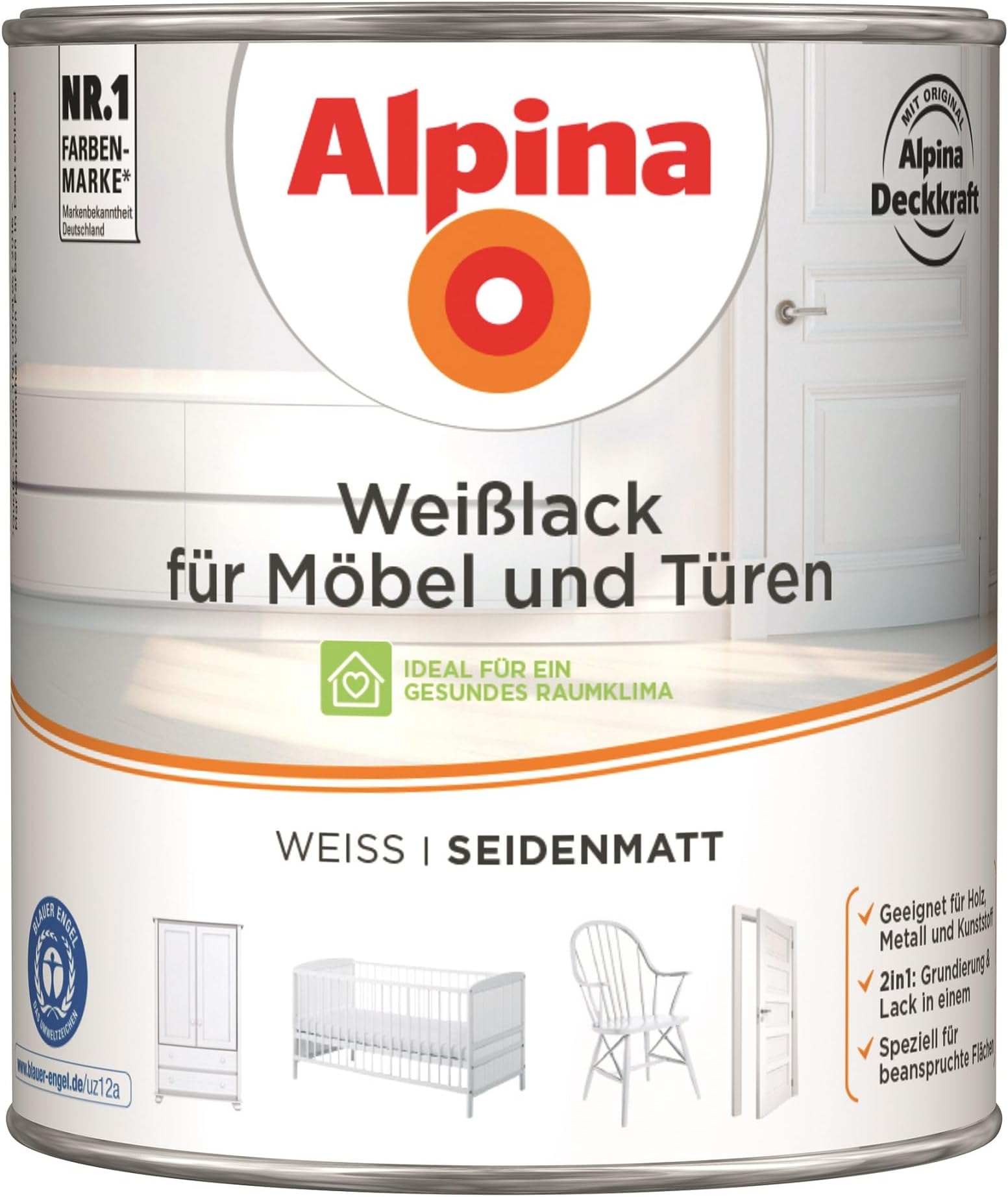EDEBIBY Kunstharz-Bank, 180 Cm, Zusammenklappbar | Für Innen & Außen, PE-Kunststoff & Stahl | Tragkraft 150 Kg, Für 3-4 Personen