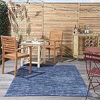 Vista 4 de Nourison Home Nourison Essentials Navy Blue 4' x 6' Area Rug - Easy Clean, Non Shedding, Bed Room, Living Room, Dining Room, Kitchen (4' x 6')