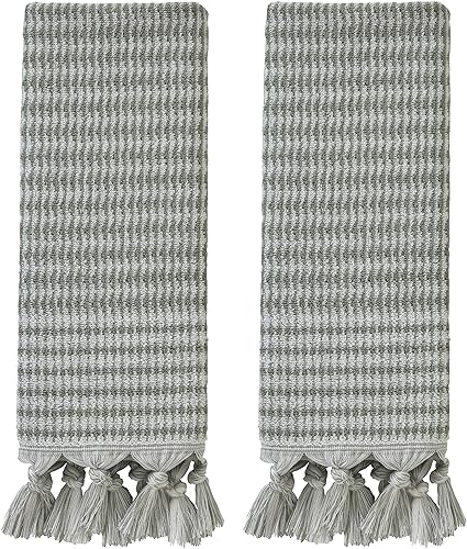 SKL Home by Saturday Knight Ltd. Longborough - Toalla de mano (paquete de 2), color salvia