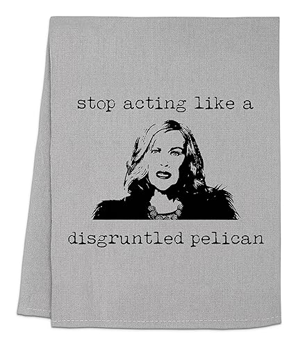 Miniatura 22 de Funny Dish Towel, Ew, David Flour Sack Kitchen Towel, Sweet Housewarming Gift, Farmhouse Kitchen Decor, White or Gray (Gray)