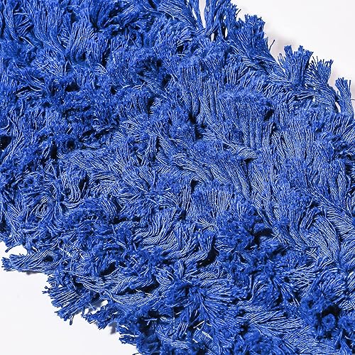 Miniatura 4 de Tidy Tools Cabezal de repuesto para trapeador de polvo comercial, 60 x 5 pulgadas, cabezal de fregona reutilizable de nailon de algodón, repuesto de