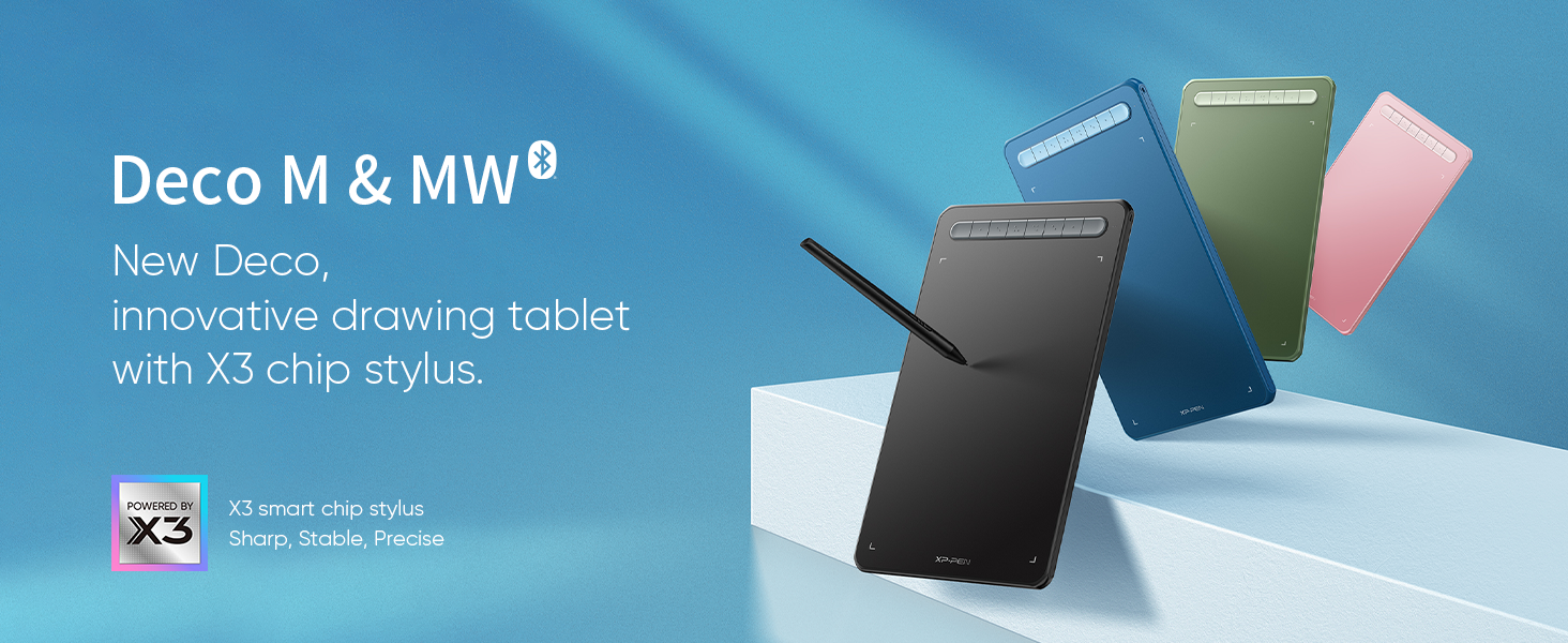 Amazon.in: Buy XPPen Deco MW Drawing Tablet with X3 Chip Stylus