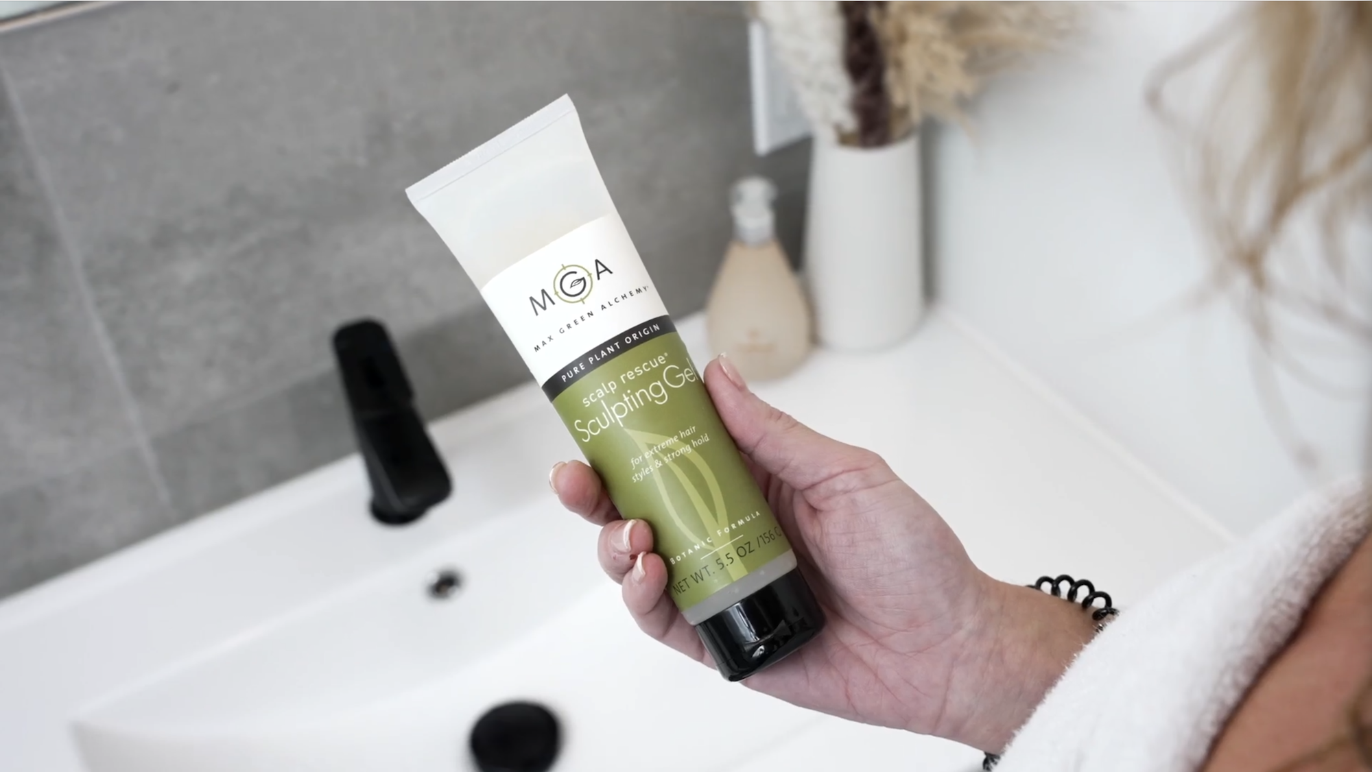 Amazon.com : Max Green Alchemy MGA Vegan Sculpting Hair Gel Tube