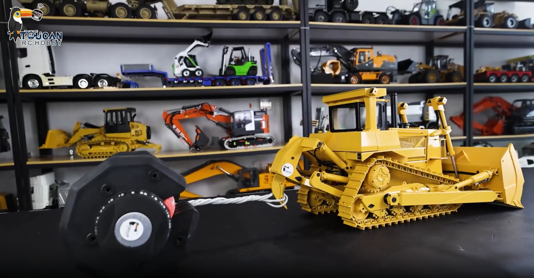 Amazon.com: wheelfun 1/14 DXR2 Metal RC Hydraulic Bulldozer Radio