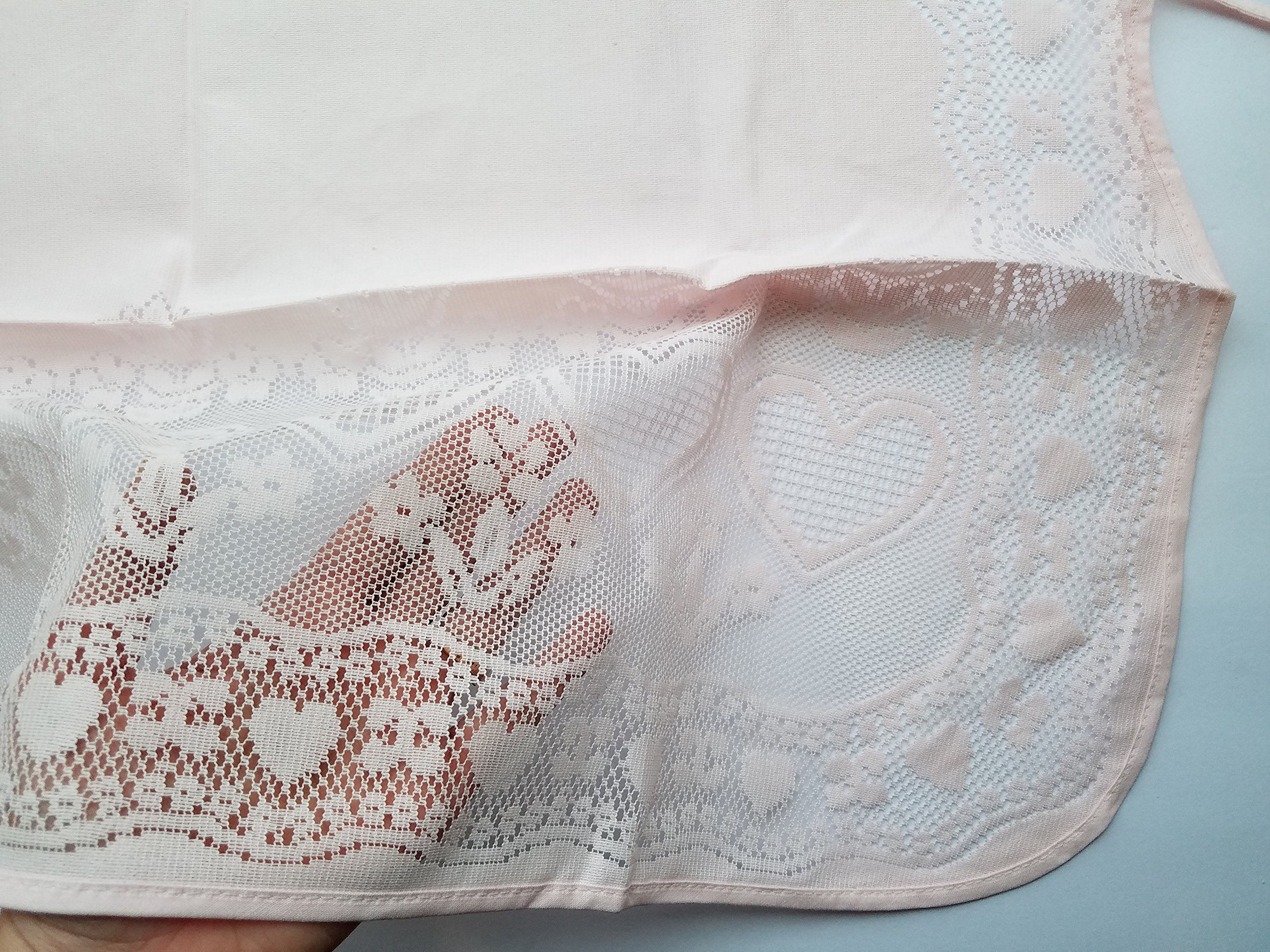 Amazon.com: Fine Lace Apron with Hearts and Flower Pattern