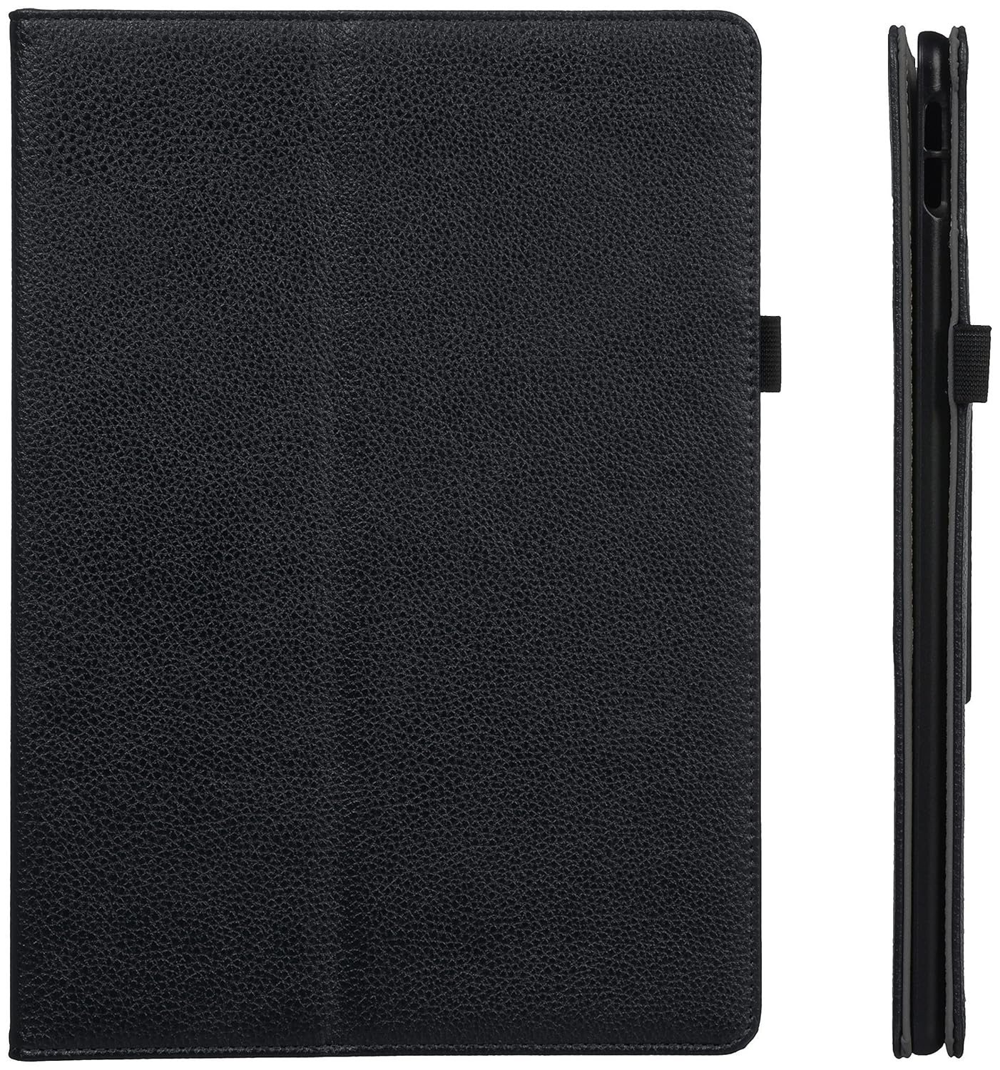 AmazonBasics iPad Pro PU Leather Case with Auto Wake/Sleep Cover, Black