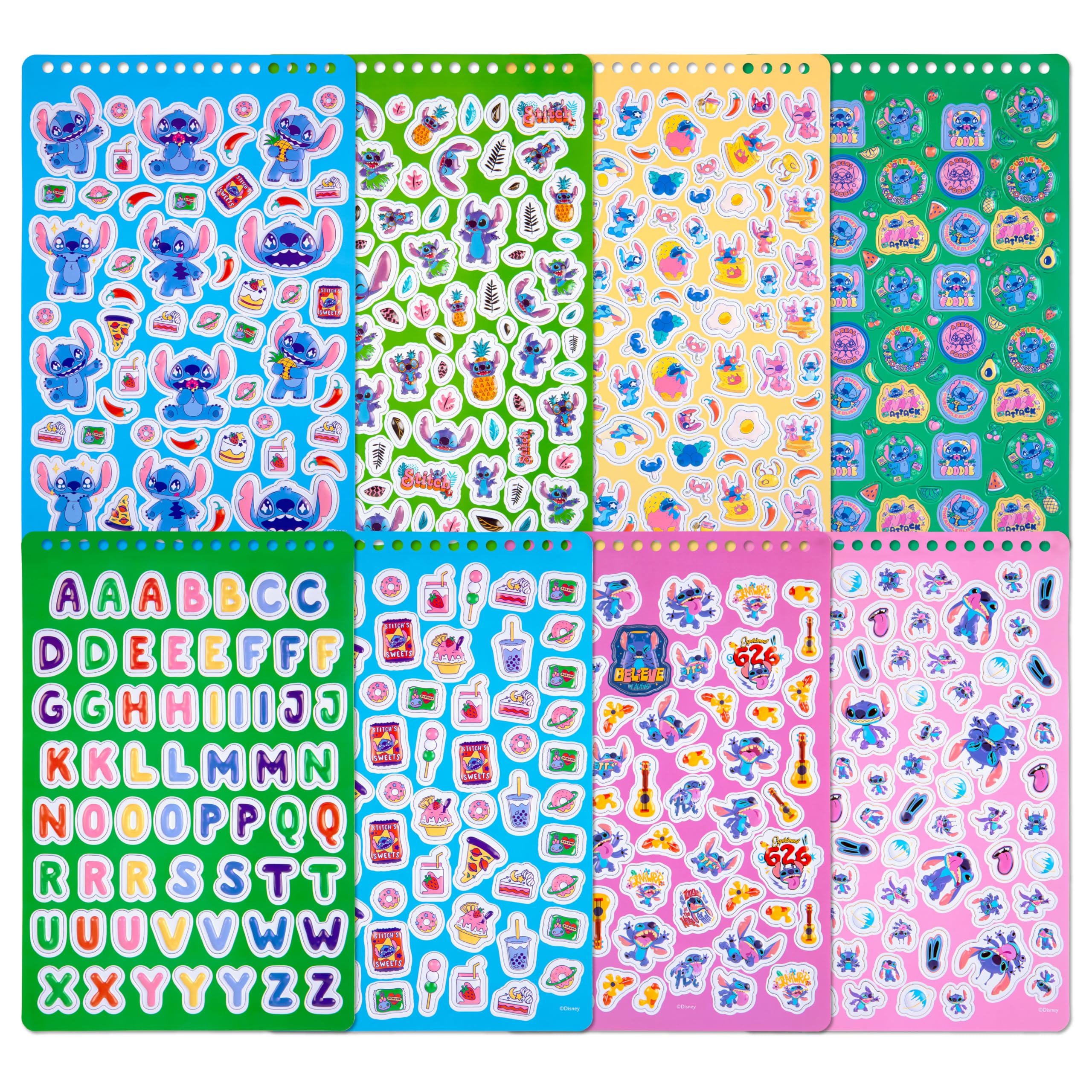 Livre d'autocollants 3D Stitch Disney scrapbooking enfant et loisirs créatifs Fashion Angels