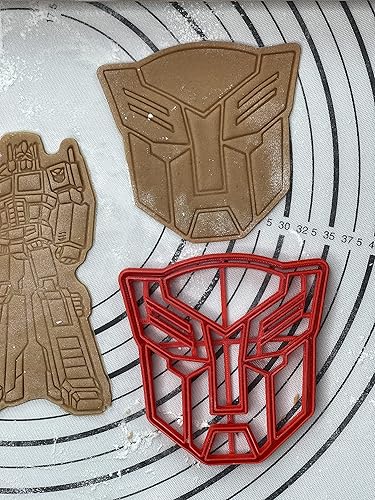 Miniatura 6 de Juego de 2 cortadores y moldes de galletas Autobots producidos por 3D Kitchen Art