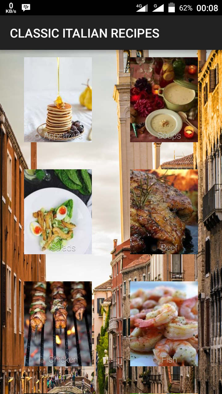 CLASSIC ITALIAN RECIPES App on Amazon Appstore
