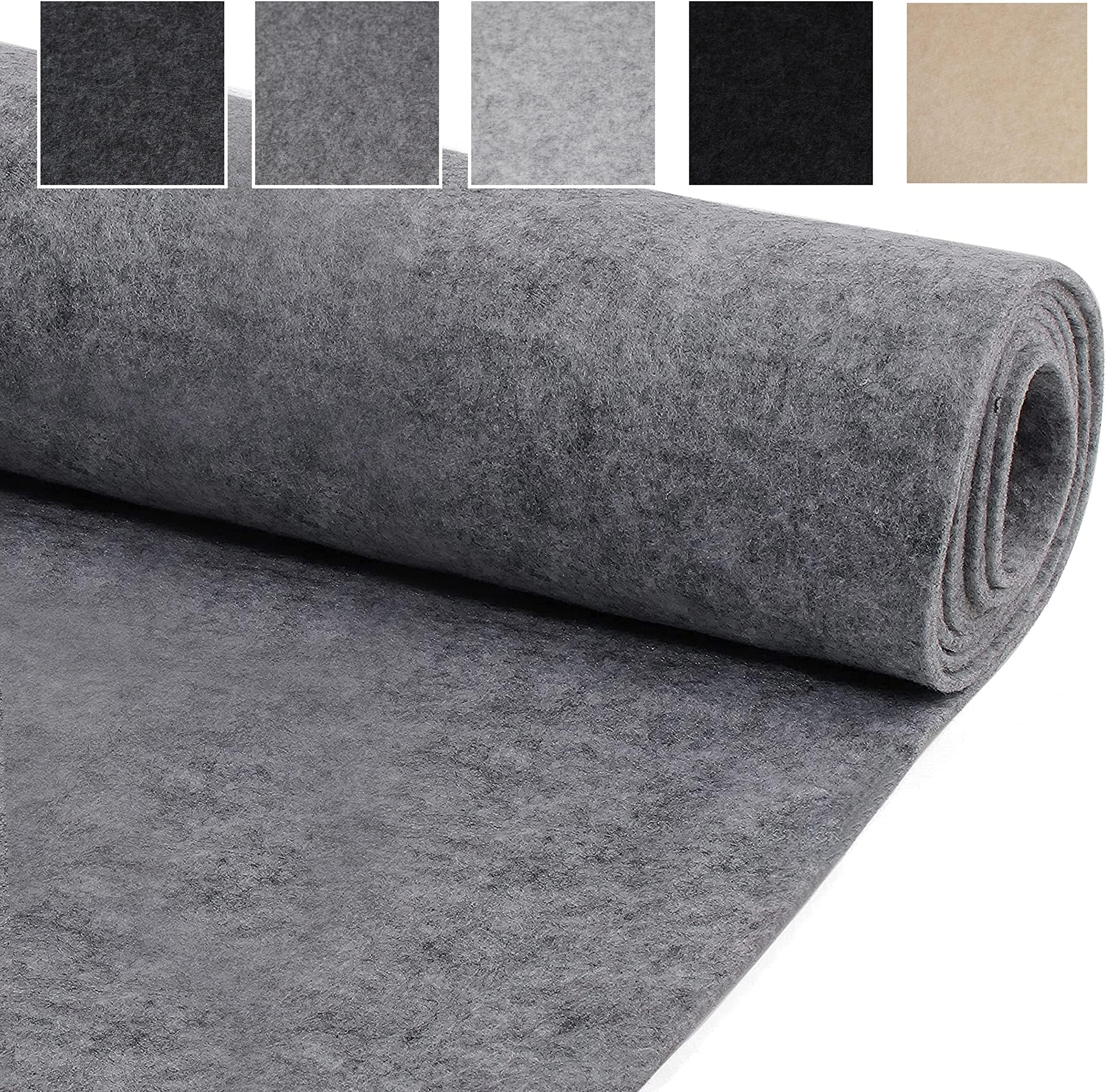 4 Way Super Stretch Lining Carpet for Camper Van Motorhome Car Vehicle Interior, Conversion Lining, Carpet Lining, Campervan Accessories, Glue Not Included, Anthracite, 1 x 2m