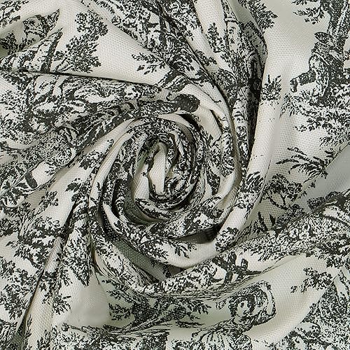 Miniatura 4 de Waverly Charmed Life Classic French Country - Par de niveles de bolsillo para barra de cocina o baño, panel doble, 52 x 36 pulgadas, ónix