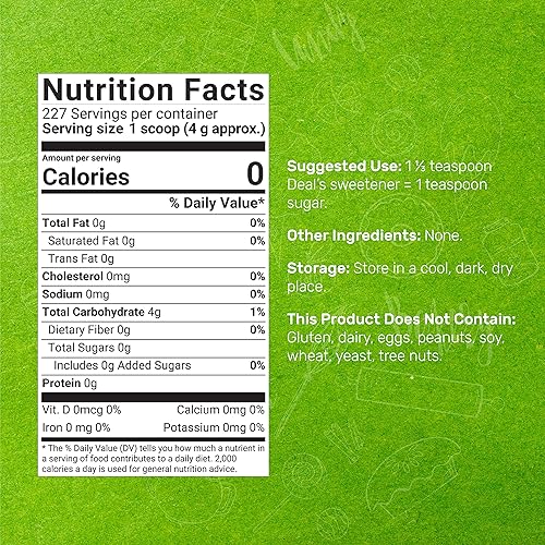 Vista 2 de Edulcorante de alulosa de 2 libras, sustitutos naturales de azúcar, sin regusto, apto para dieta cetogénica, vegano, cero carbohidratos netos, cero