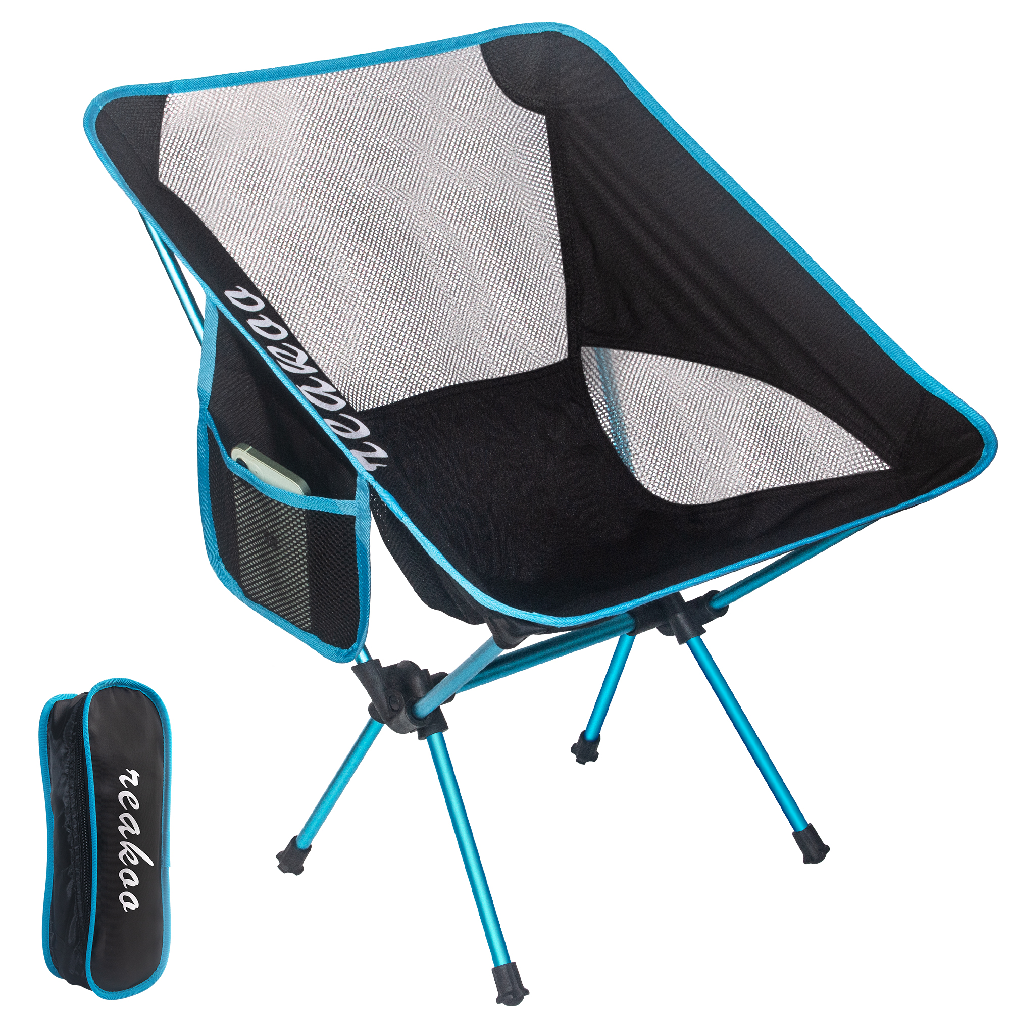 TOATELU Chaise Pliante Ultra-légère Avec Sac – Parfaite Pour Camping, Pique-nique, Plage Ou Rando