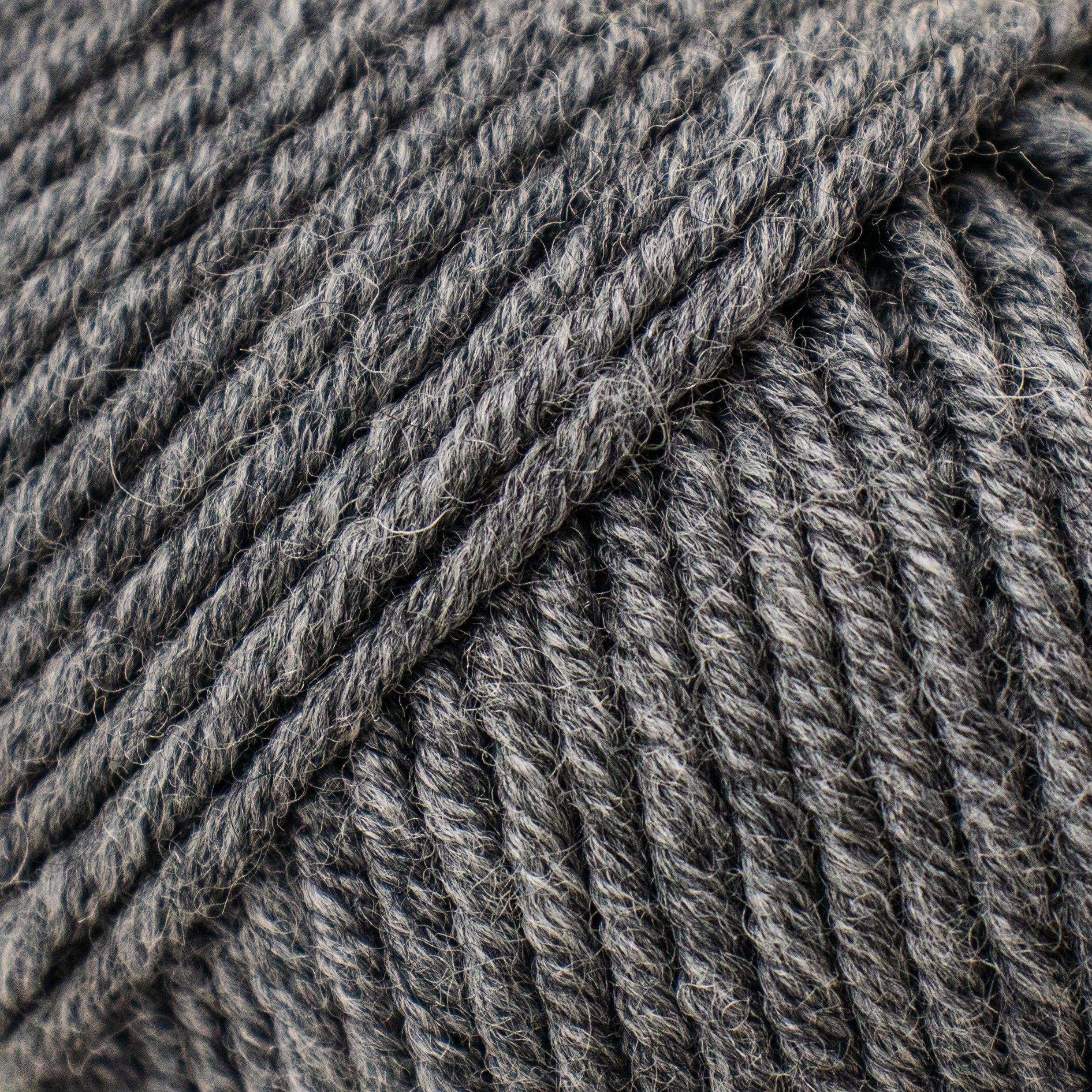 2PCs Superfine Merino DK Yarn for Knitting and Crocheting Super Soft Superwash 100% Merino Wool 50g Ball, Medium Gray (06), 2 Units - Image 2
