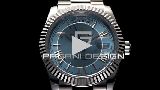 Pagani Design 自動巻き腕時計 PD-1752スカイブルー Pagani Design PD-1752 | Seagull Automatic Watch | 316L