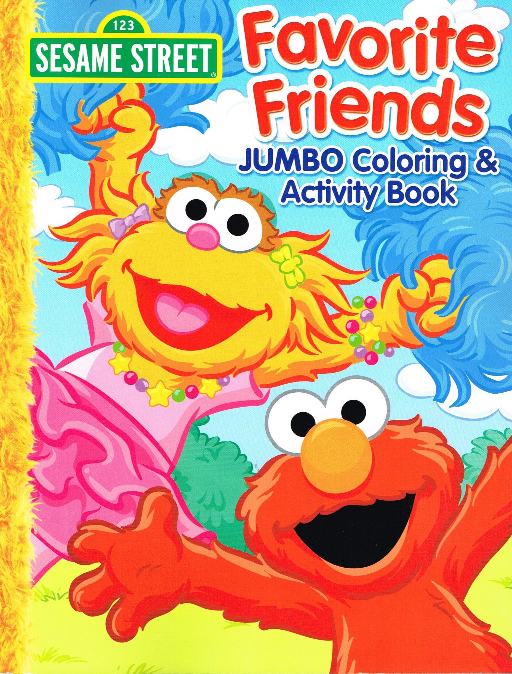 Sesame Street Jumbo Coloring and Activity Book
